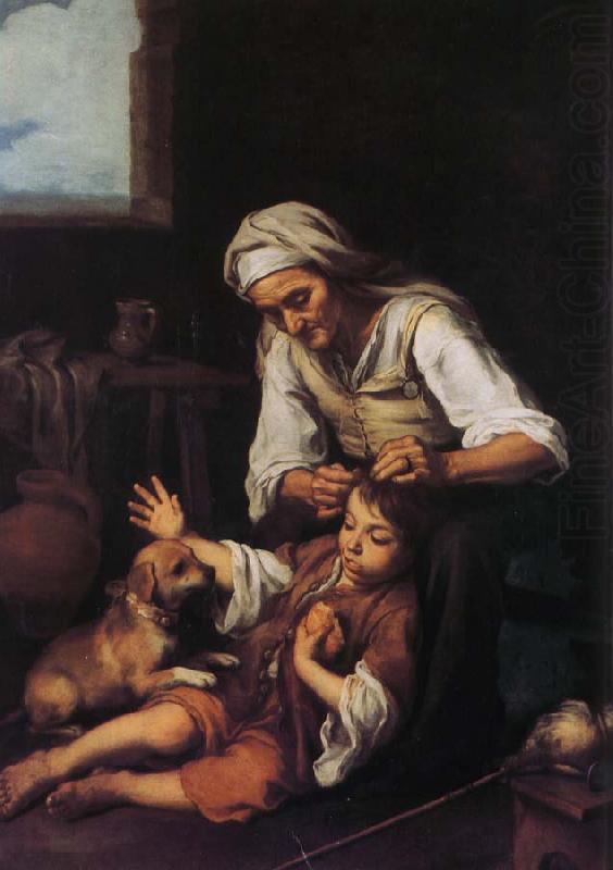 The old woman and a child, Bartolome Esteban Murillo